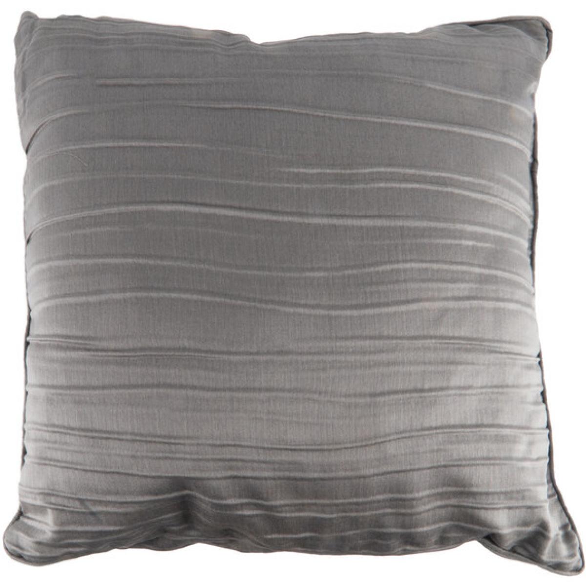 Ripple Filled Cushion - Pewter – image 1
