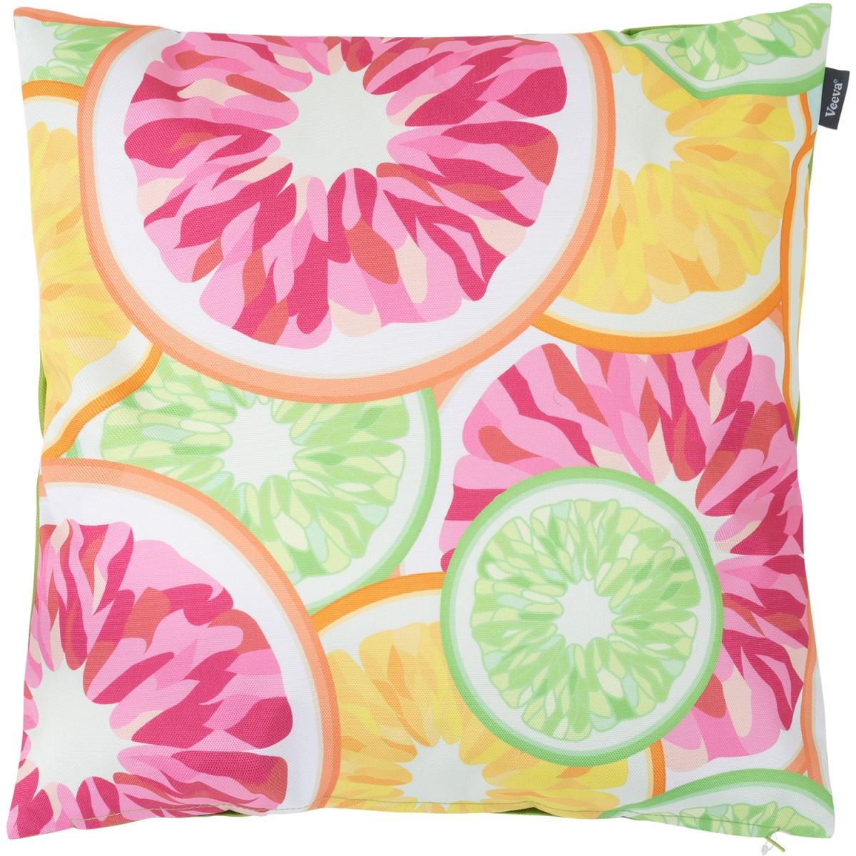 Veeva Grapefruit Outdoor Cushion - Lime Green Reverse - Lime Green / 2 – image 3