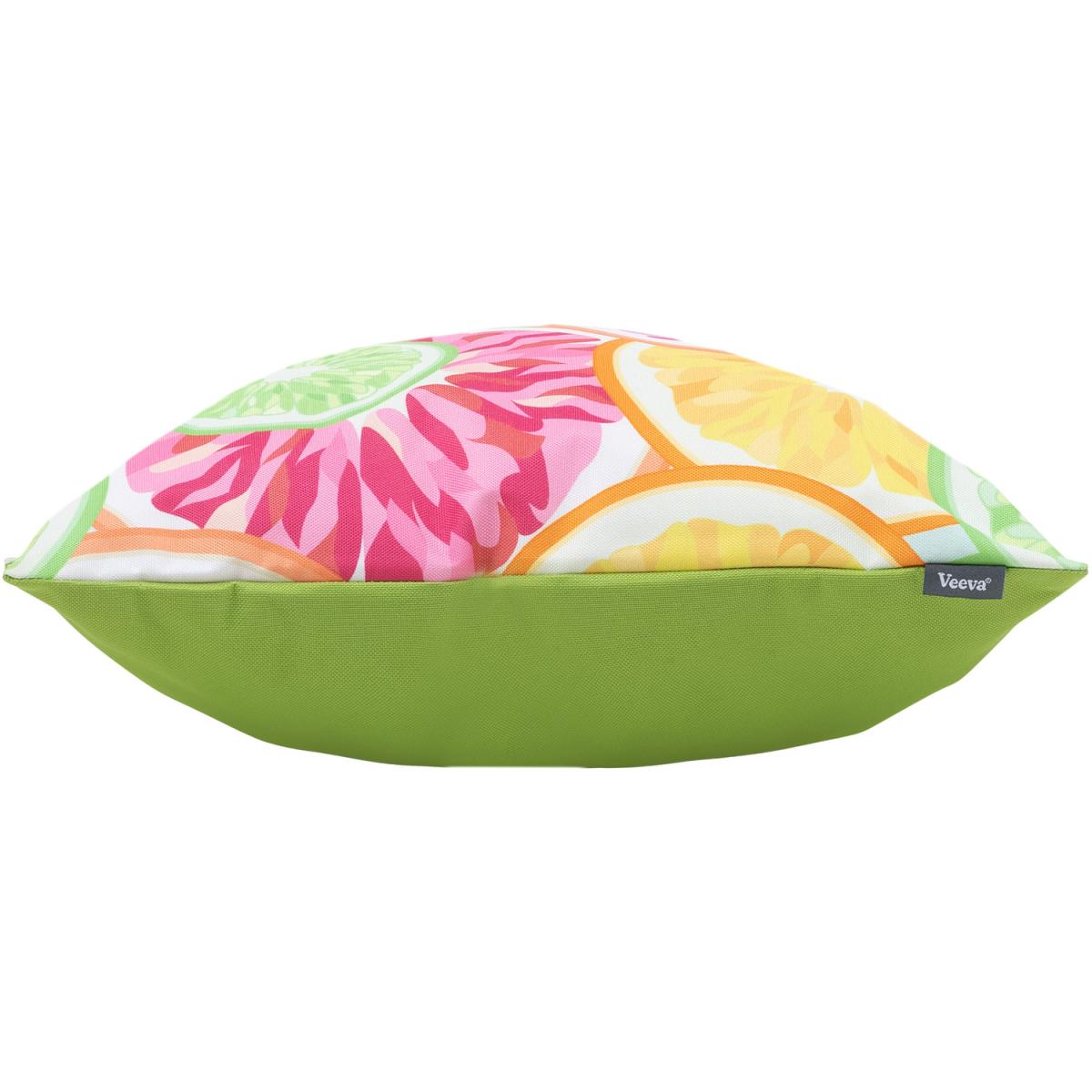 Veeva Grapefruit Outdoor Cushion - Lime Green Reverse - Lime Green / 2 – image 5