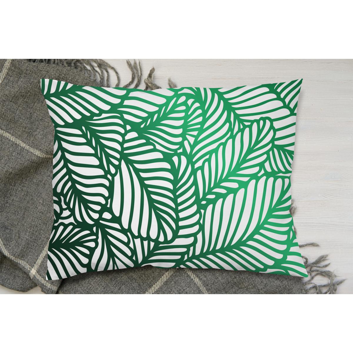 Green Leaves Pattern Cushion - Green / 60 – image 2