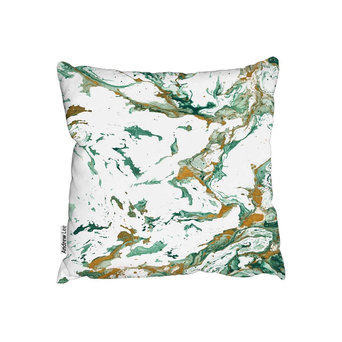Green Golden Marble Cushion - Green / 45cm – image 2