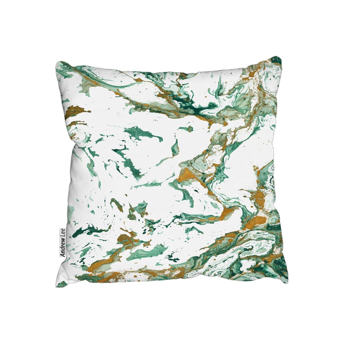 Green Golden Marble Cushion - Green / 45cm – image 1