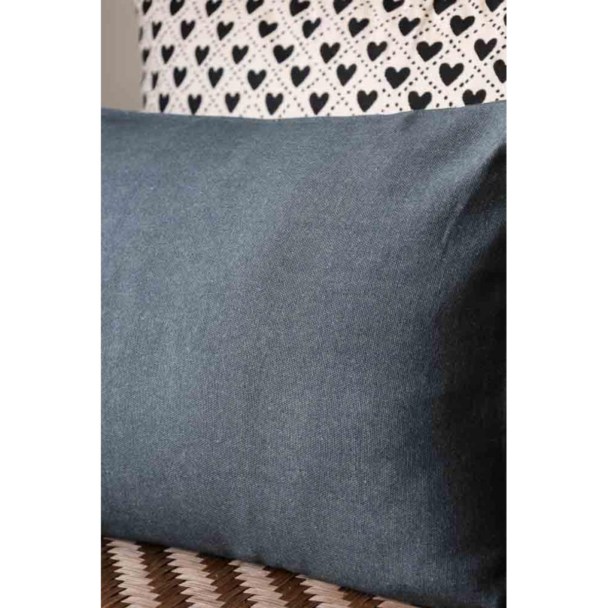 Embroidered Love Cotton Cushion – image 7