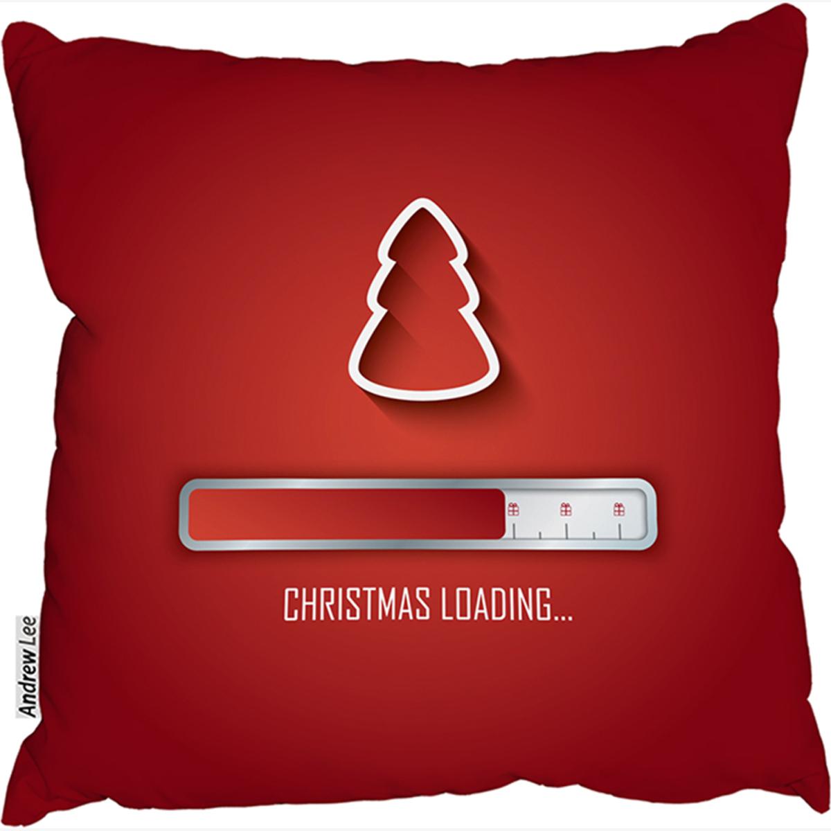 Christmas Loading Outdoor Comfy Cushion - Red / 60cm – image 1