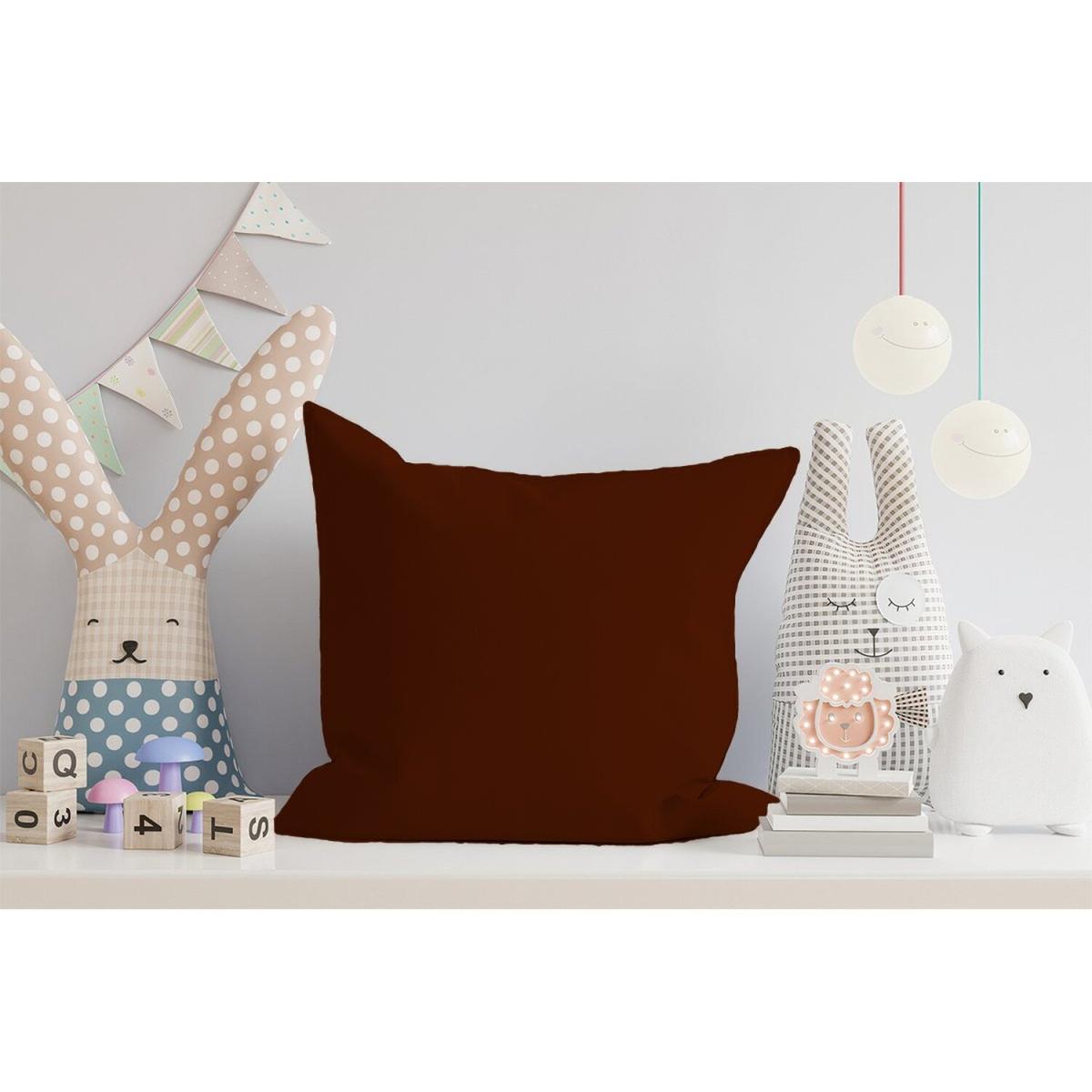 Chocolate Brown Cushion - Brown / 45cm – image 4