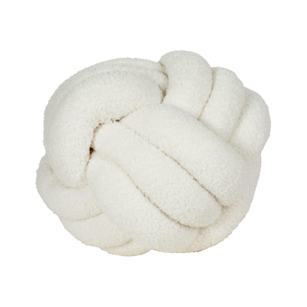 Knot Boucle Cushion - Ivory