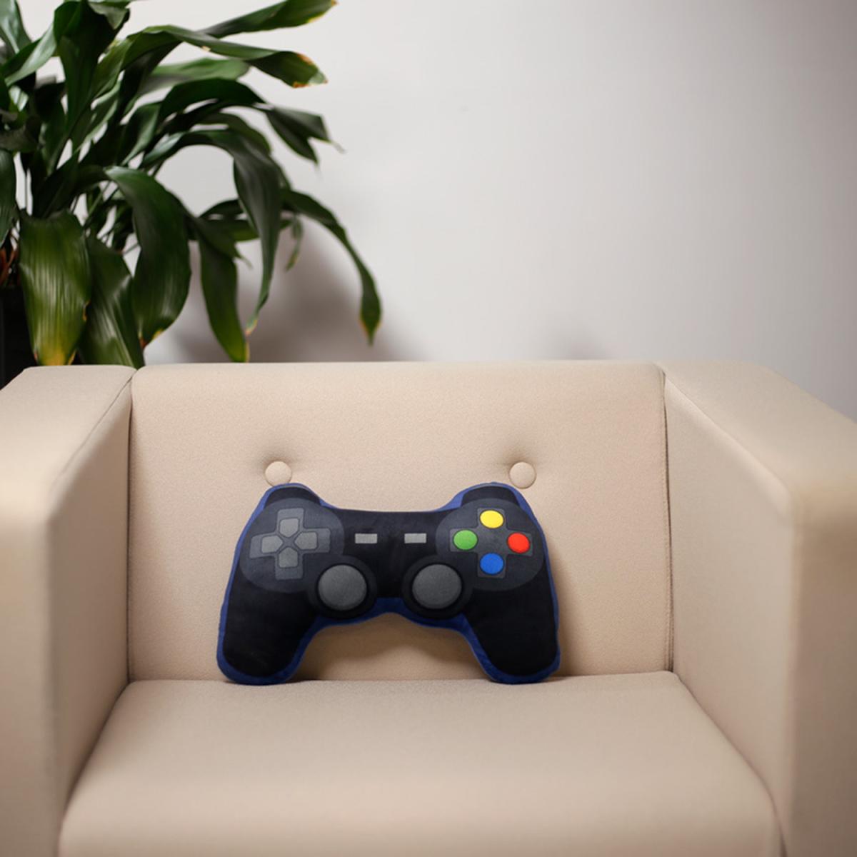 Plush Game Controller Shaped Cushion - Black – image 6