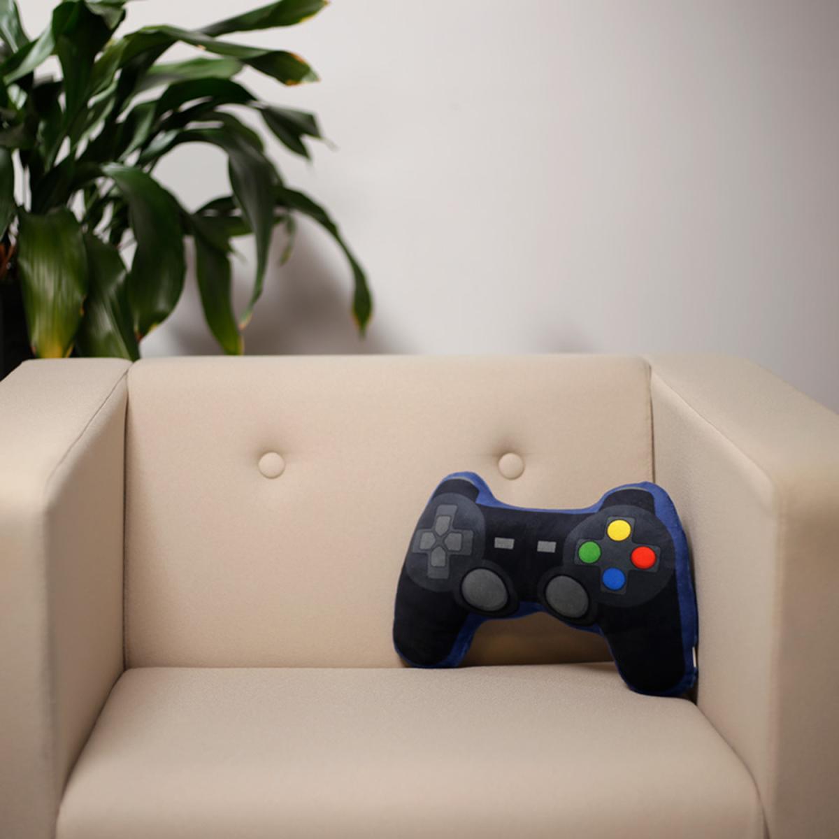 Plush Game Controller Shaped Cushion - Black – image 7