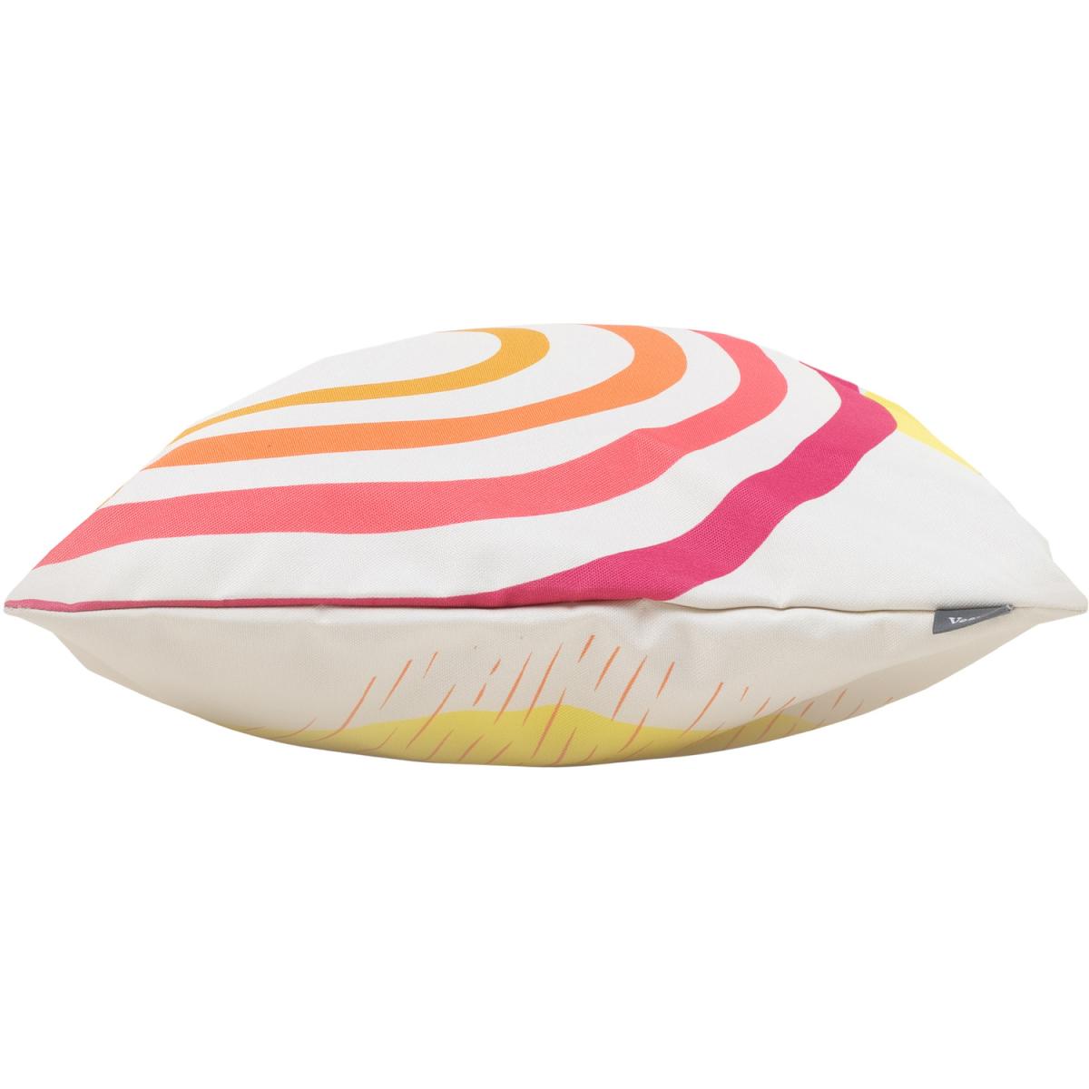 Veeva Sun and Rainbow Outdoor Cushion - Reversible Print - Neutral / 2 – image 3