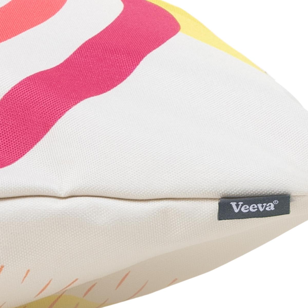 Veeva Sun and Rainbow Outdoor Cushion - Reversible Print - Neutral / 2 – image 4