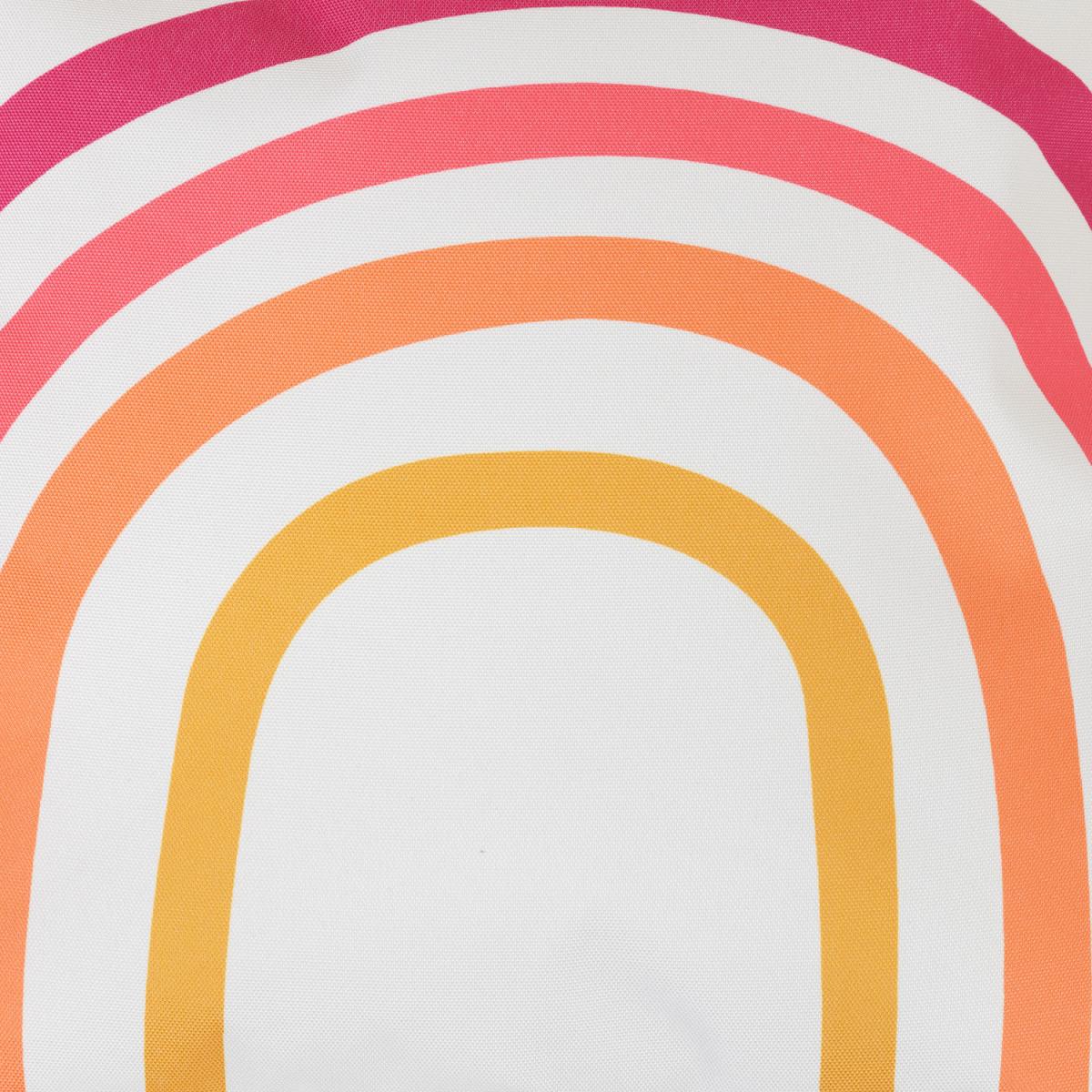Veeva Sun and Rainbow Outdoor Cushion - Reversible Print - Neutral / 2 – image 5