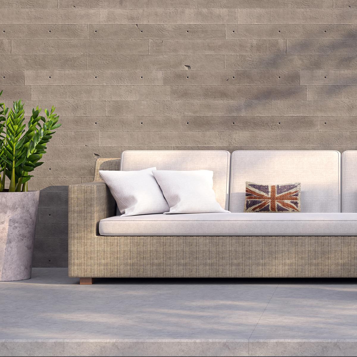 Hessian Jack Outdoor Cushion - Red