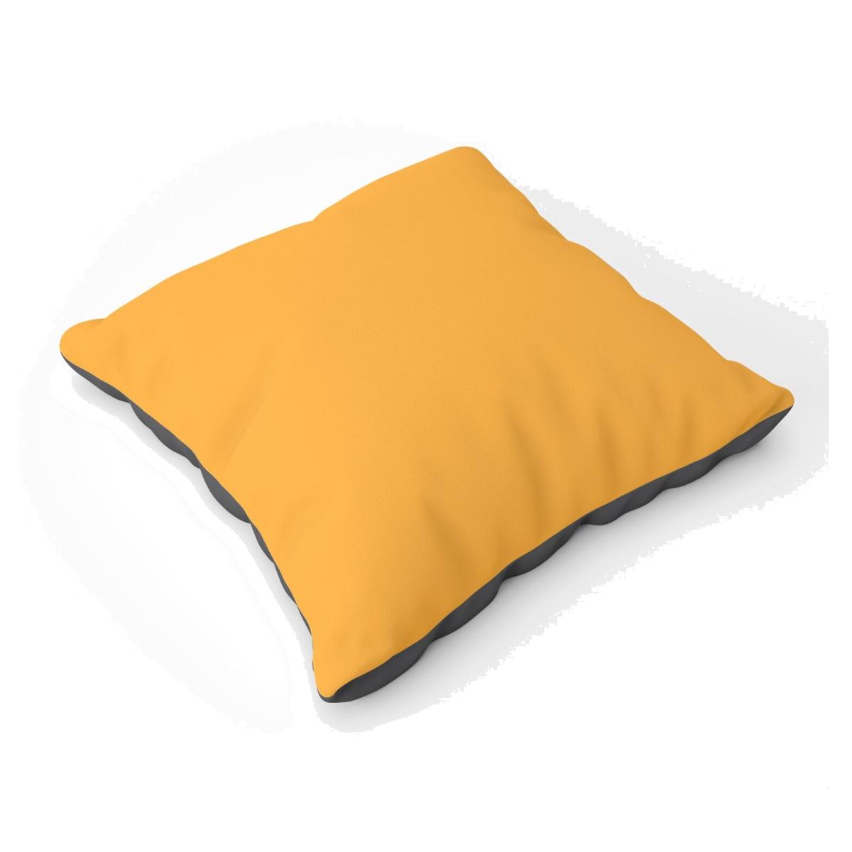 Cantaloupe Orange Floor Cushion - Orange