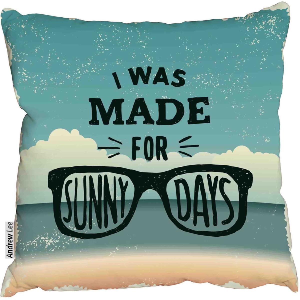 Sunglasses sunny days Outdoor Cushion - Blue / 60cm – image 2