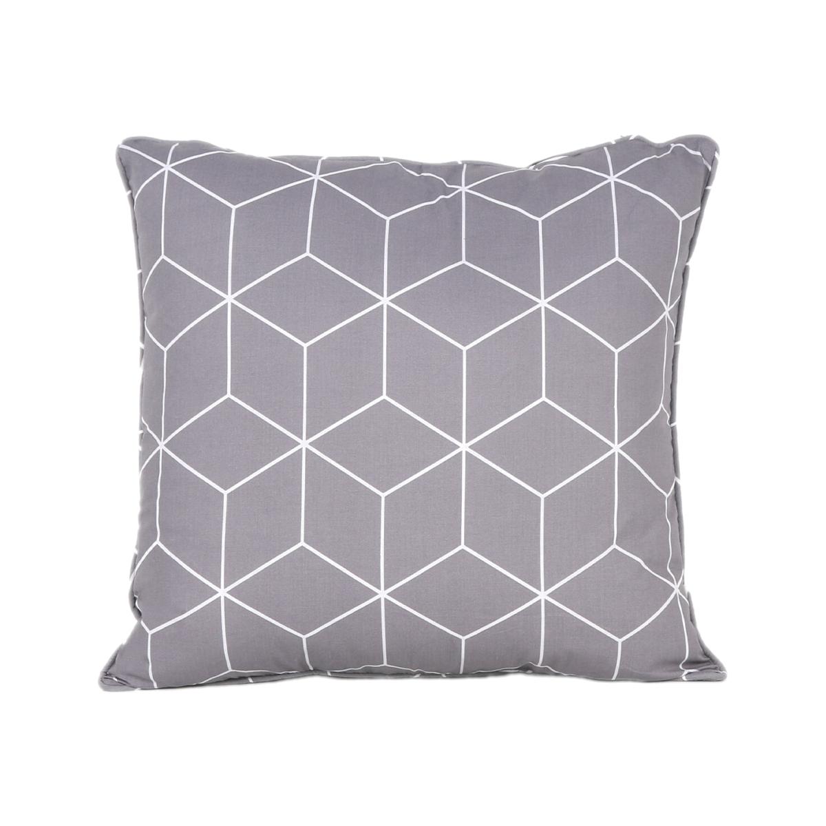 Apollo Geo Cushion Grey