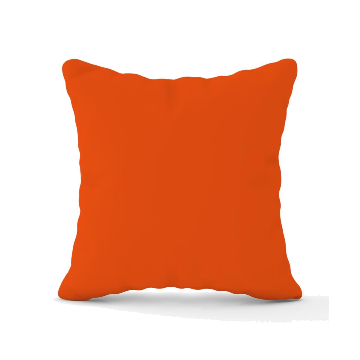 Flame Orange Outdoor Cushion - Orange / 45cm
