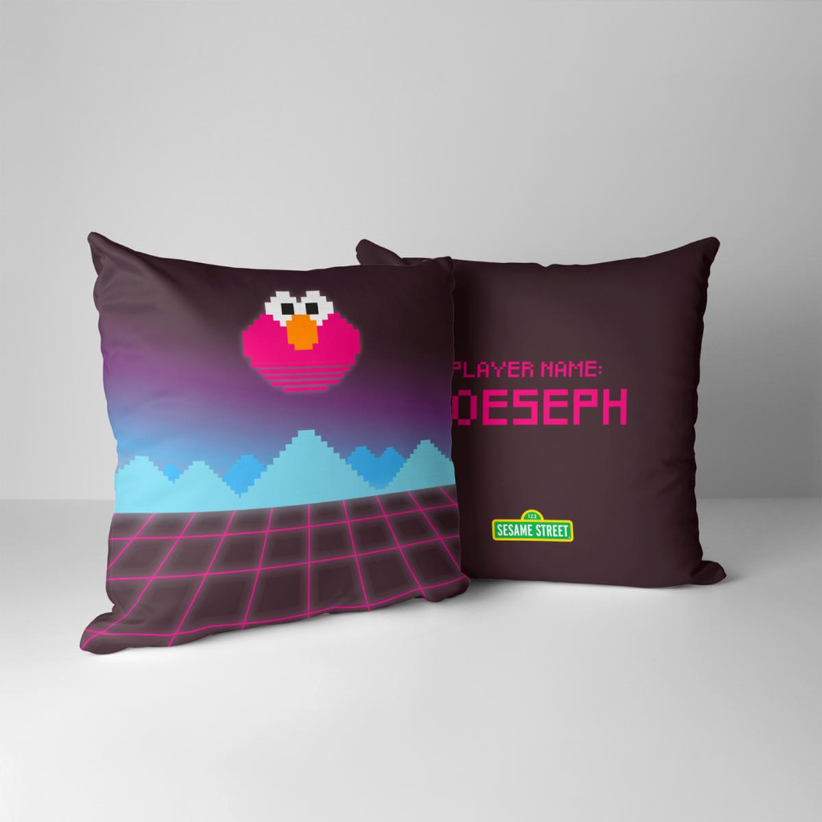 Elmo Personalised Cushion - Arcade – image 1