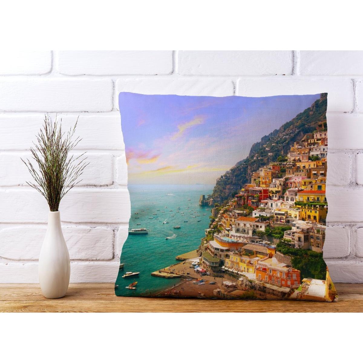 Positano, Amalfi Cushion - Green / 45cm – image 2