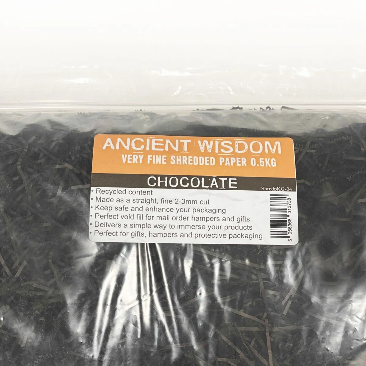Chocolate Shredded Paper Fine Gift Cushioning - Chocolate – image 2