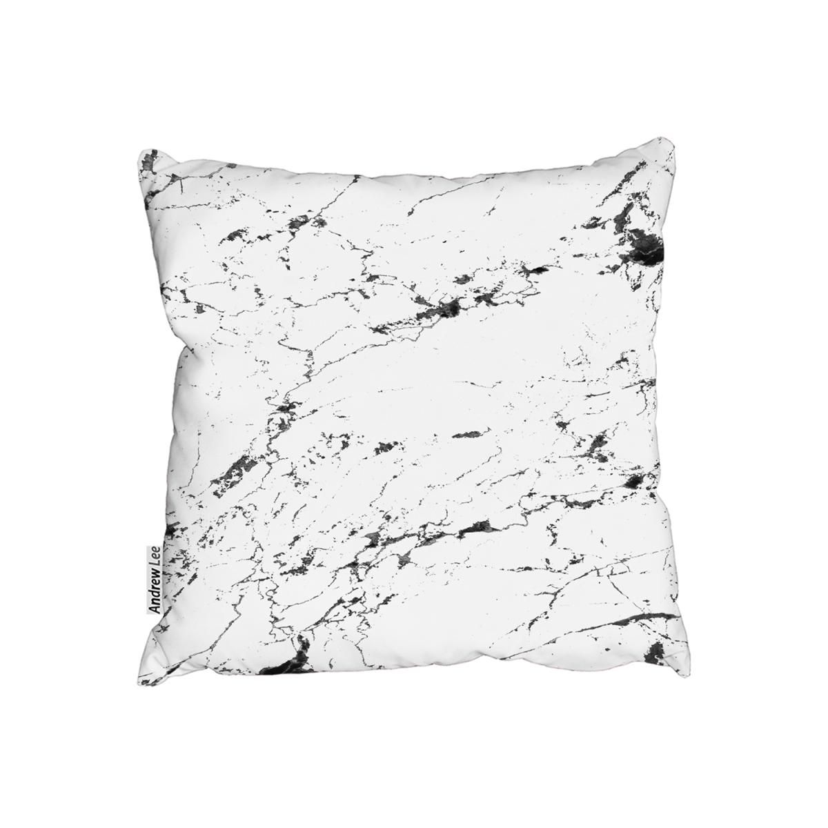 Thin Black Marble Outdoor Cushion - Black / 60cm – image 2