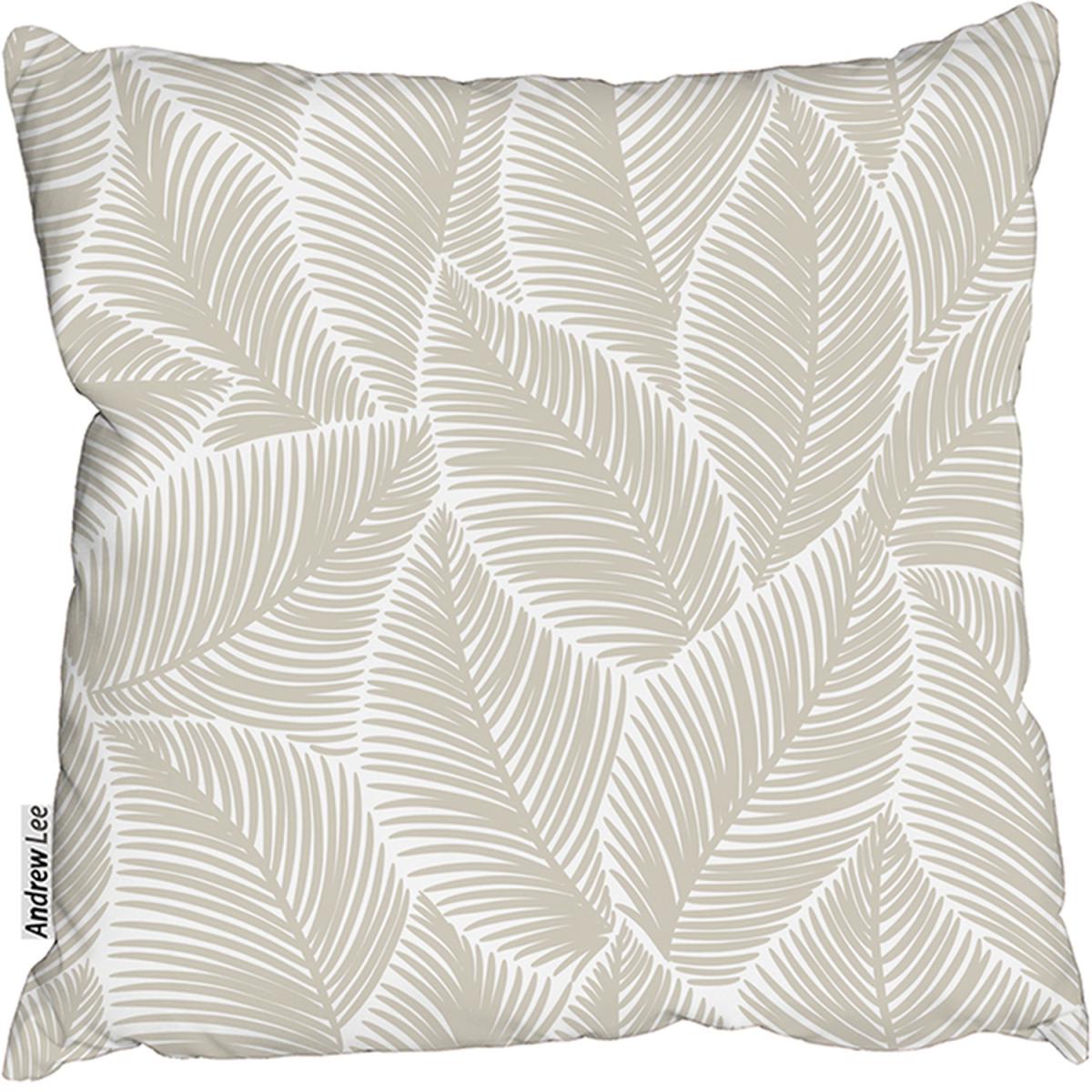 Beige Leaves Cushion - Brown / 45 – image 2
