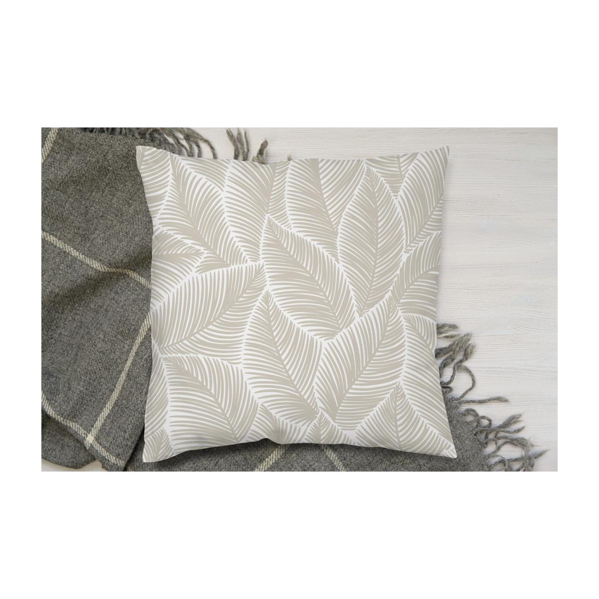 Beige Leaves Cushion - Brown / 45 – image 1