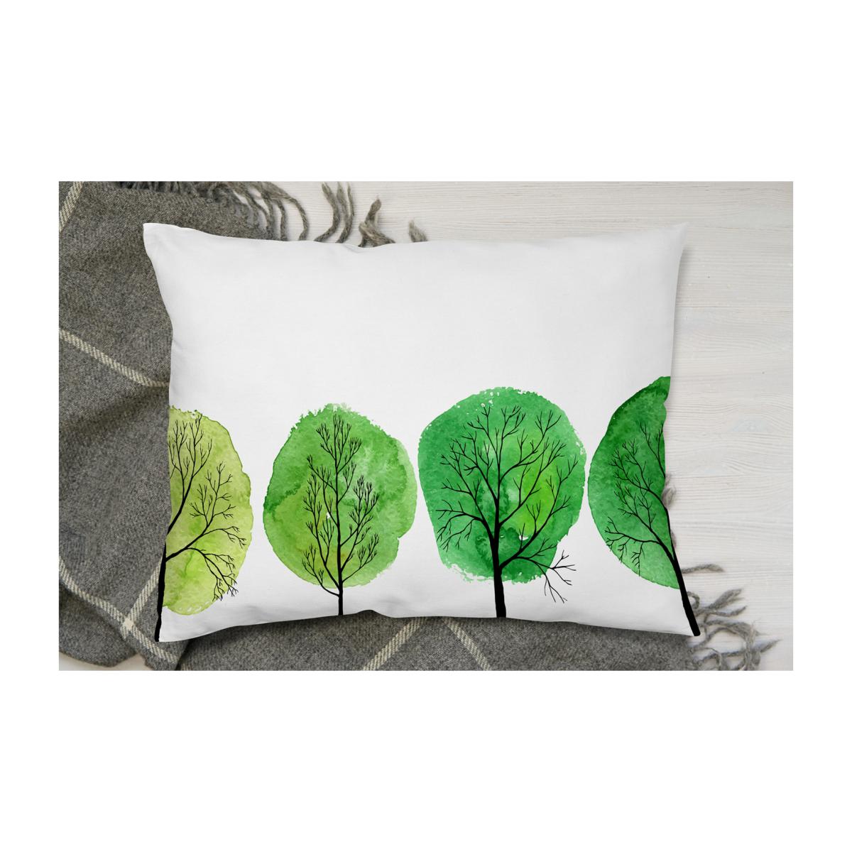 Trees Cushion - Green – image 1