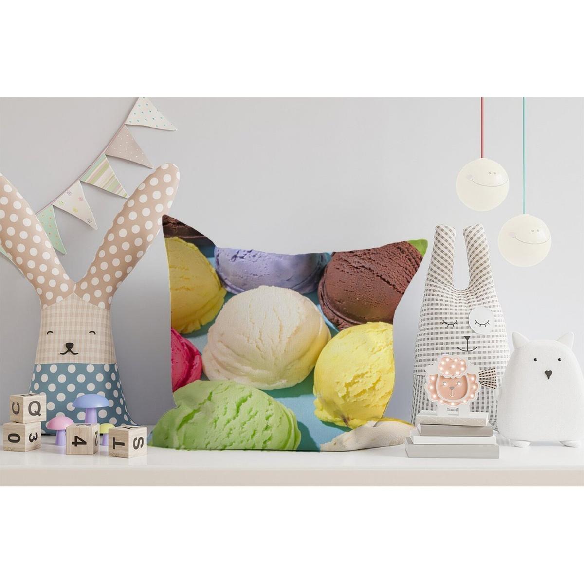 Ice Cream Scoops Cushion - Yellow / 60cm – image 2