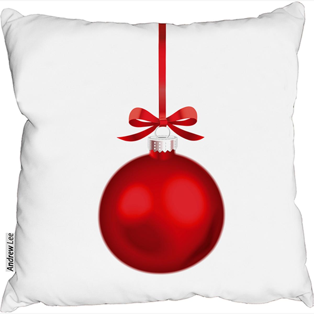 Christmas Ornament Stylish Cushion - Red / 60cm