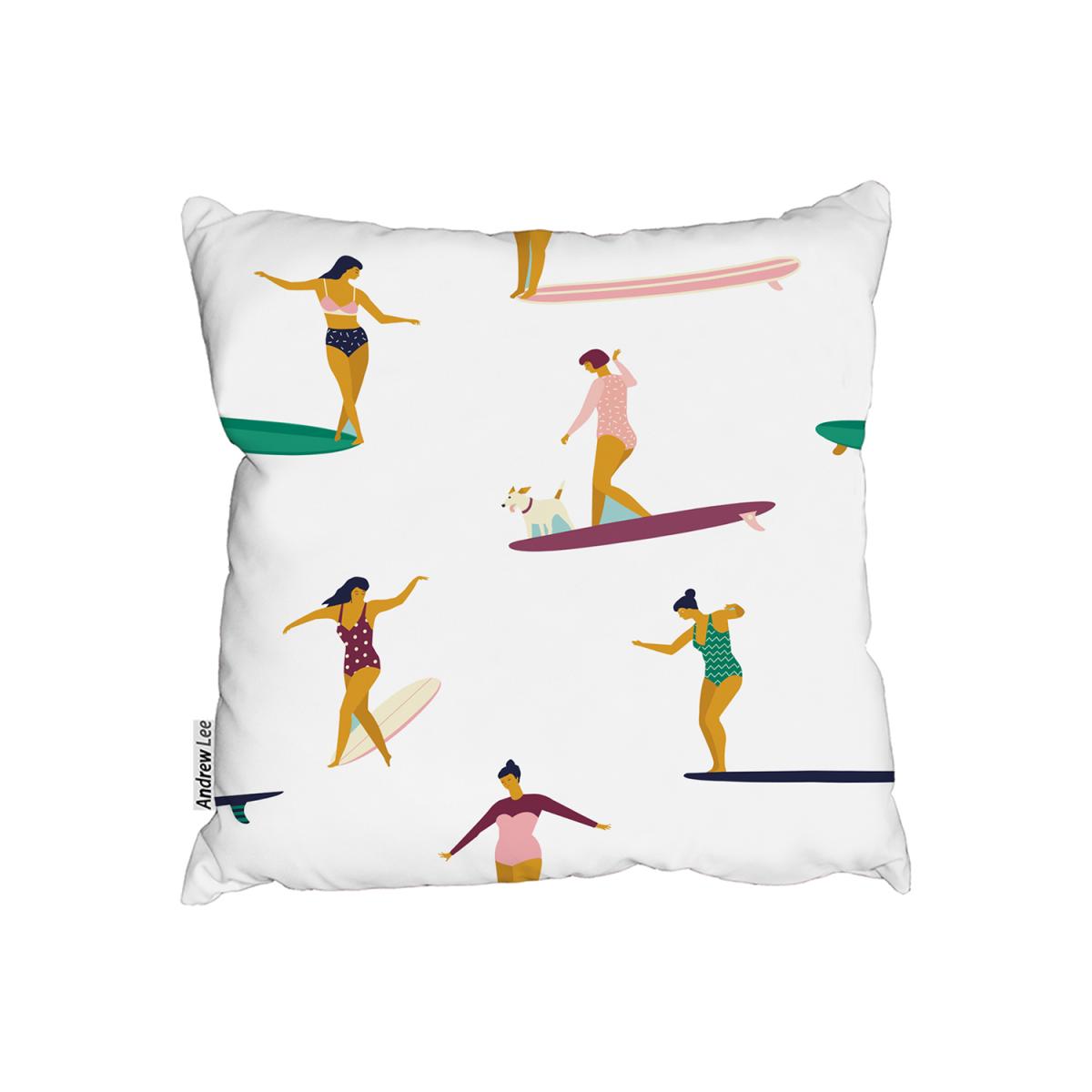 Female Surfers Cushion - White / 45cm – image 2