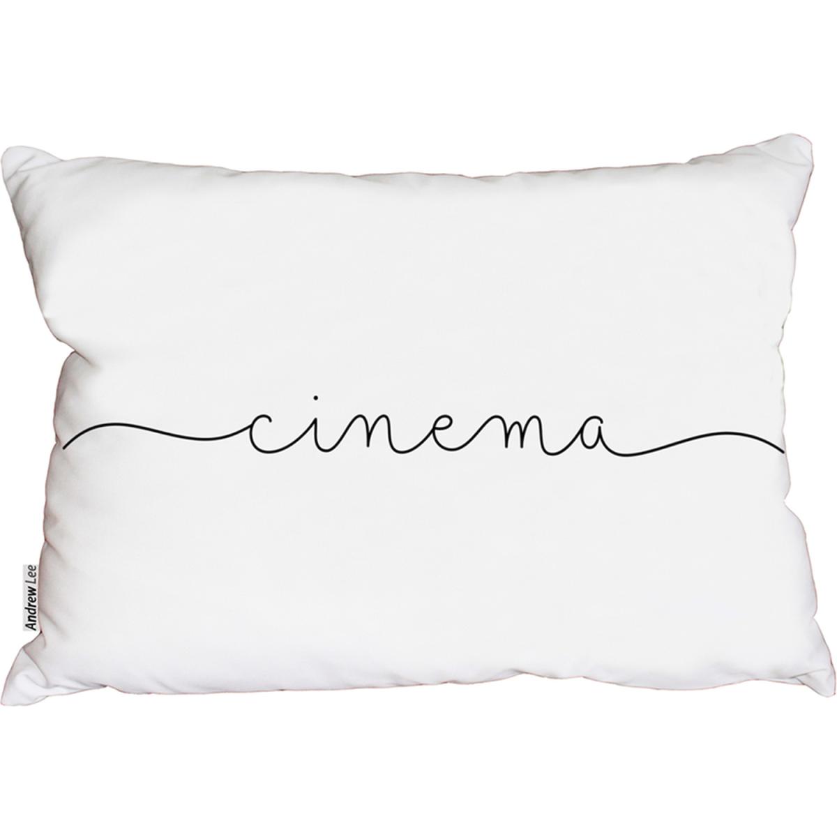 Text Cinema Cushion - White – image 2