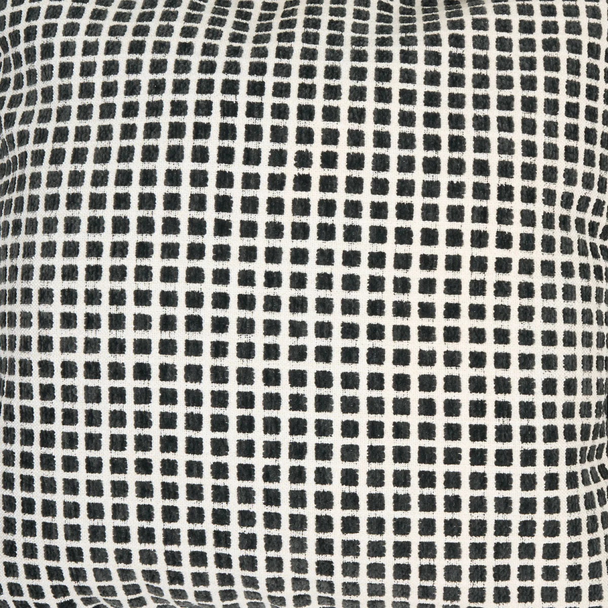 Celine Woven Squares Cushion - Black – image 3