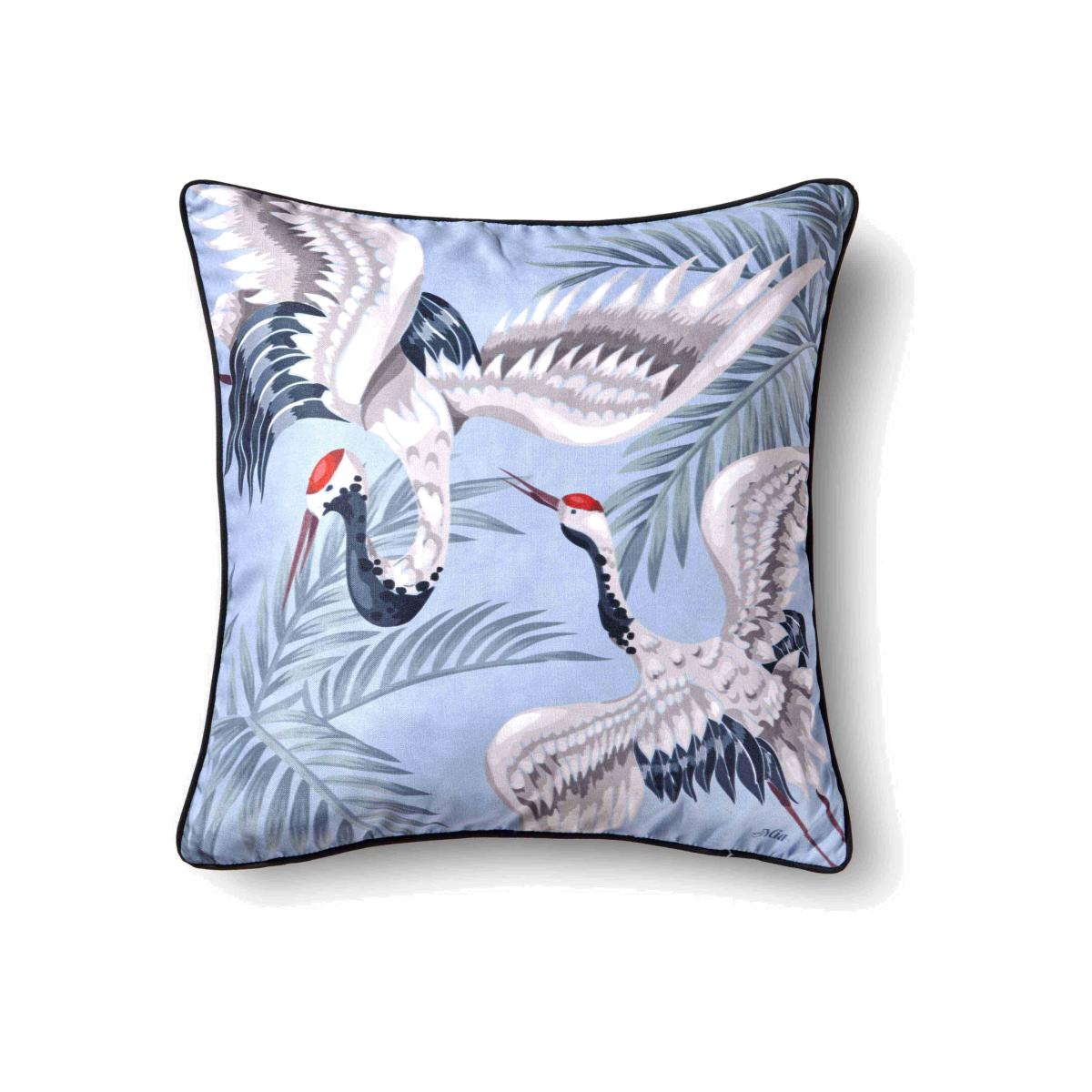 The Mia Stork Cushion With Filling - Multicolour – image 1