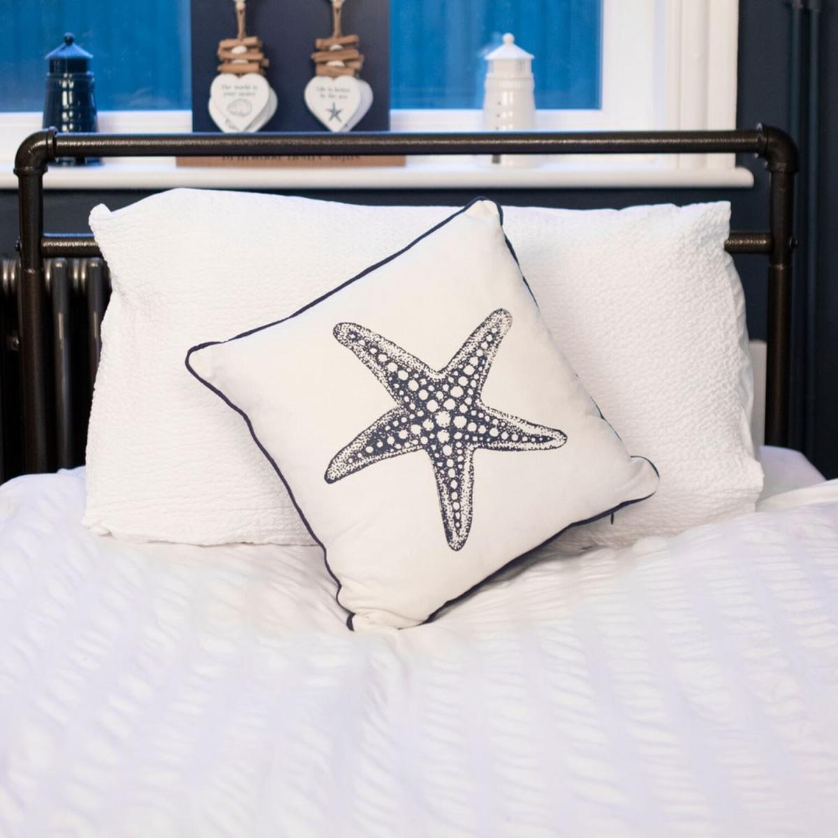 Square Starfish Cushion 33cm - Mulicolour – image 2
