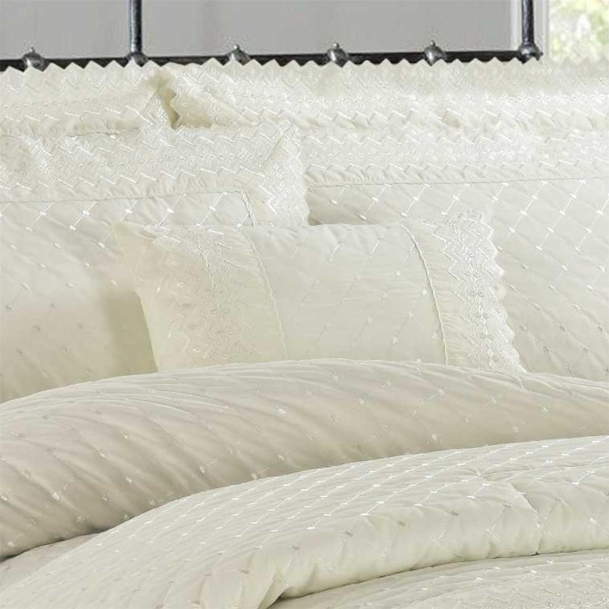 Richmond Boudoir Cushion - Ivory