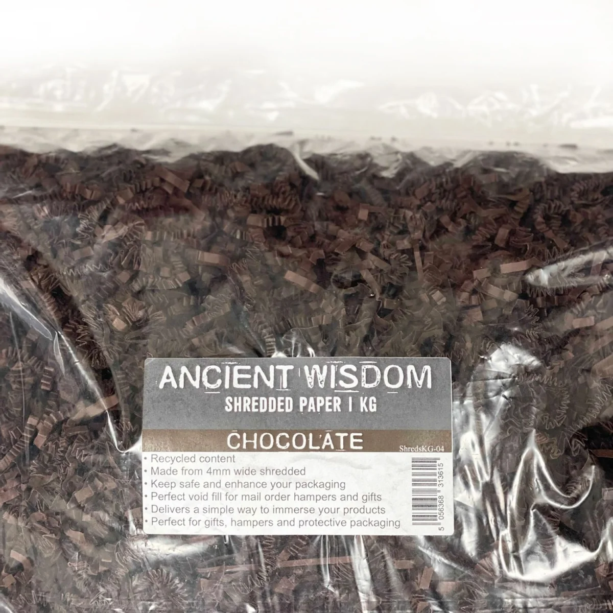 Shredded Paper Gift Wrap Cushioning Material - Chocolate – image 3