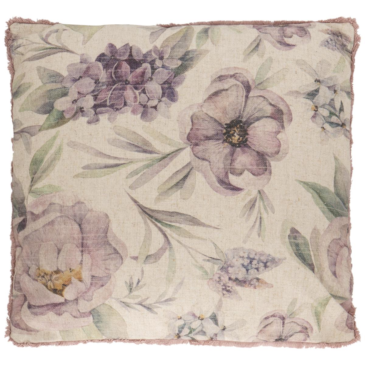 Olivia Floral Fringe Edge Cushion – image 2