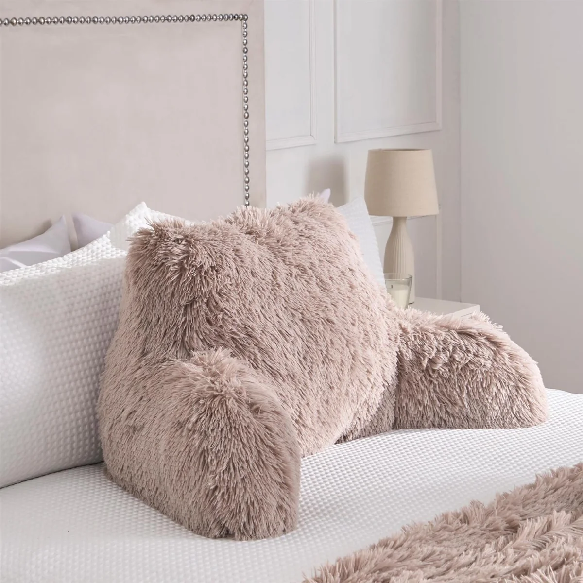 OHS Long Hair Cuddle Cushion - Natural – image 2