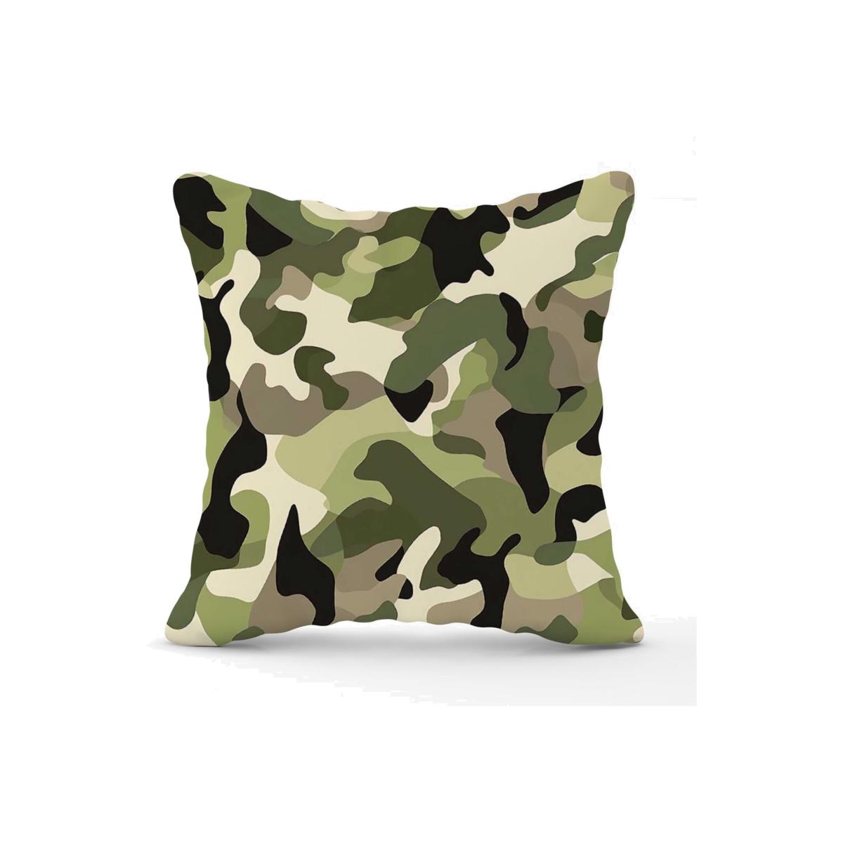 Camouflage Design Cushion - Green / 45cm – image 1