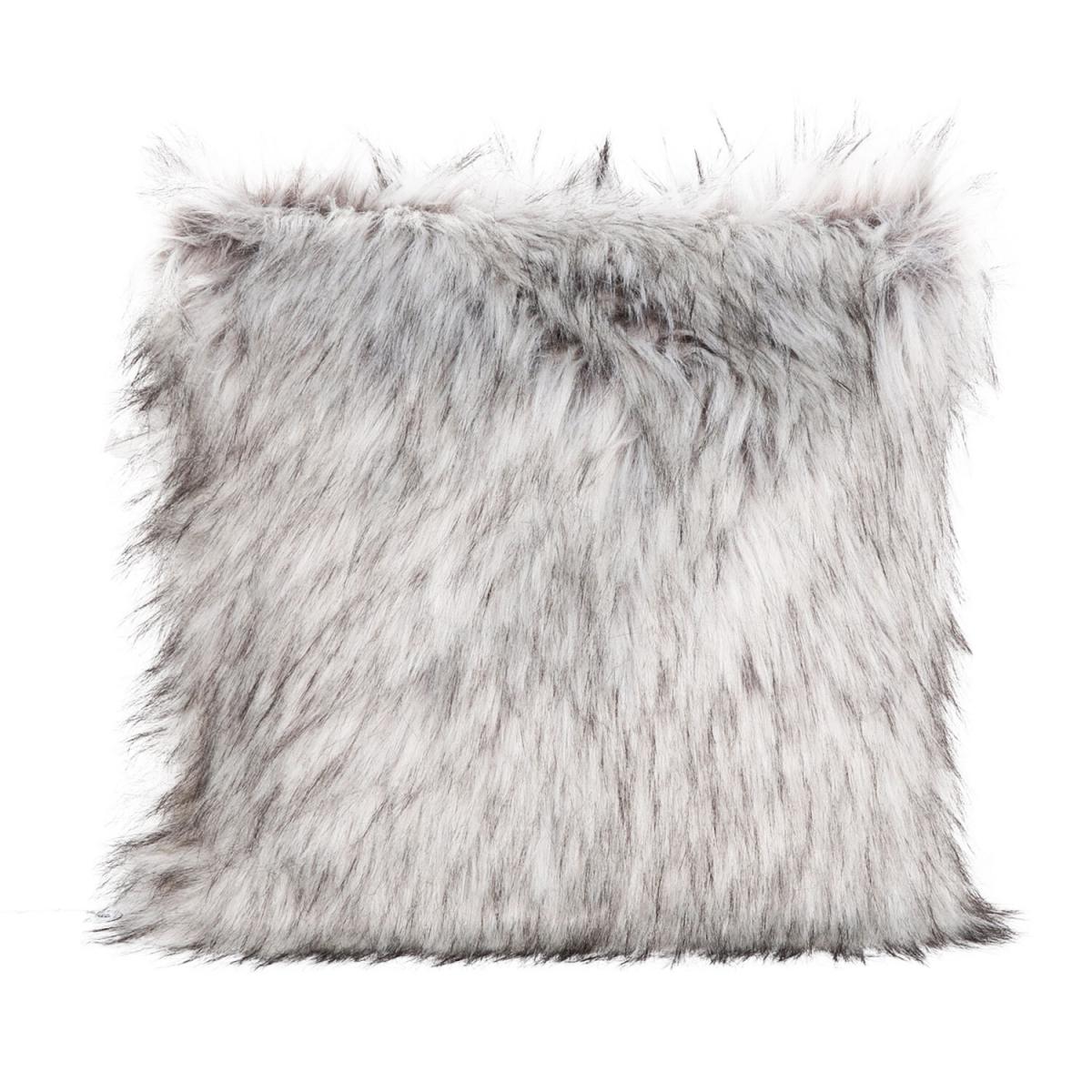 Rabbit Faux Fur Cushion - White / 55cm – image 16