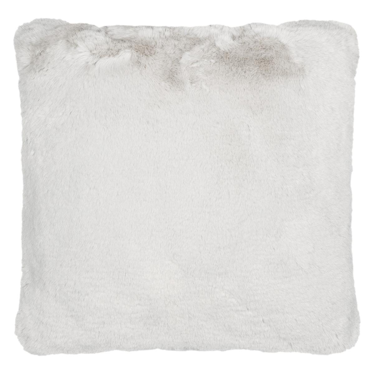 Rabbit Faux Fur Cushion - White / 55cm – image 4