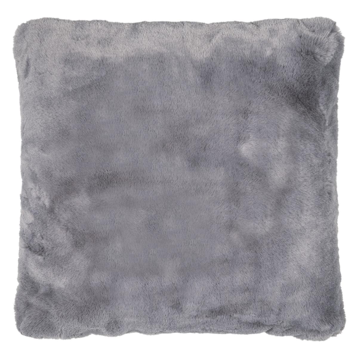 Rabbit Faux Fur Cushion - White / 55cm – image 5