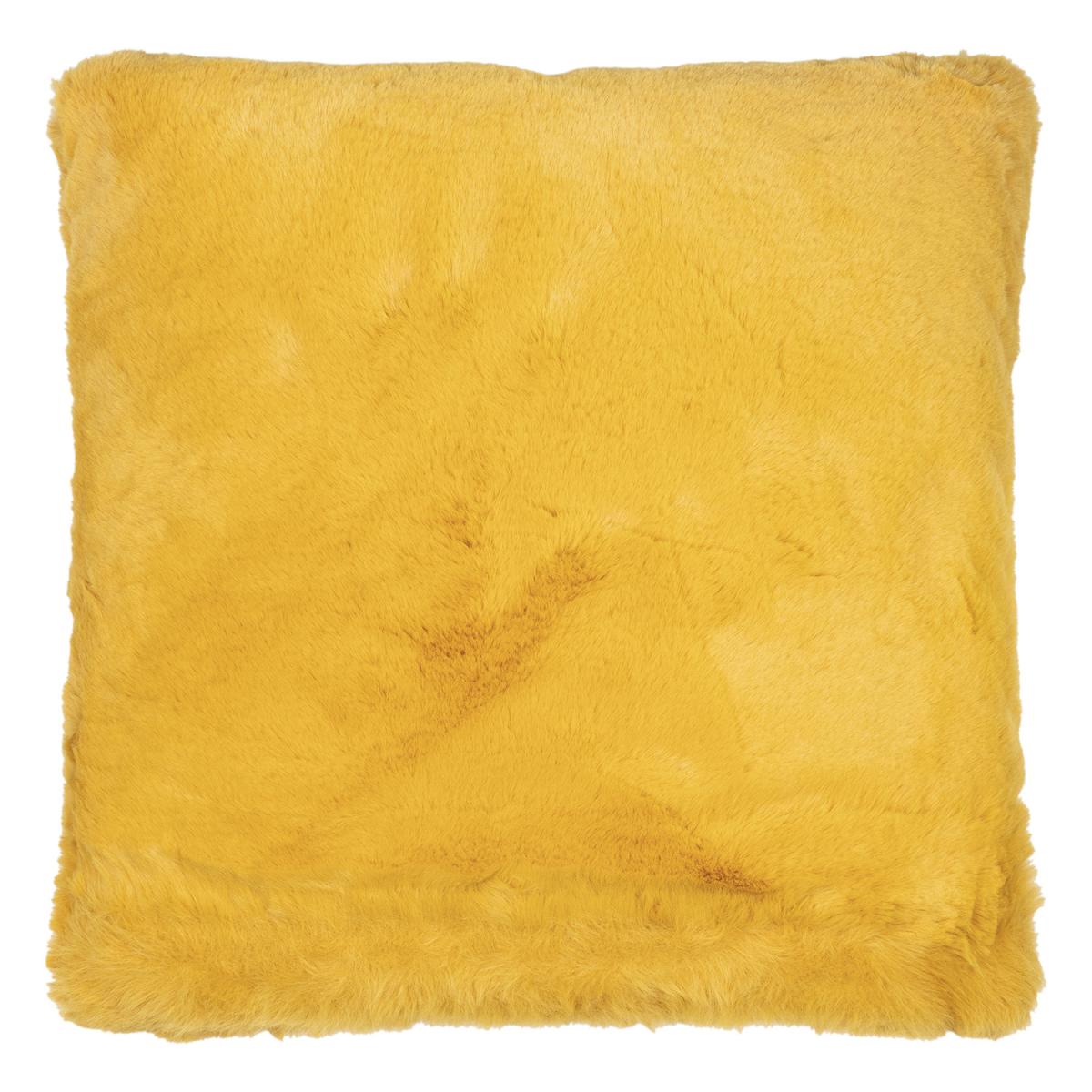 Rabbit Faux Fur Cushion - White / 55cm – image 8