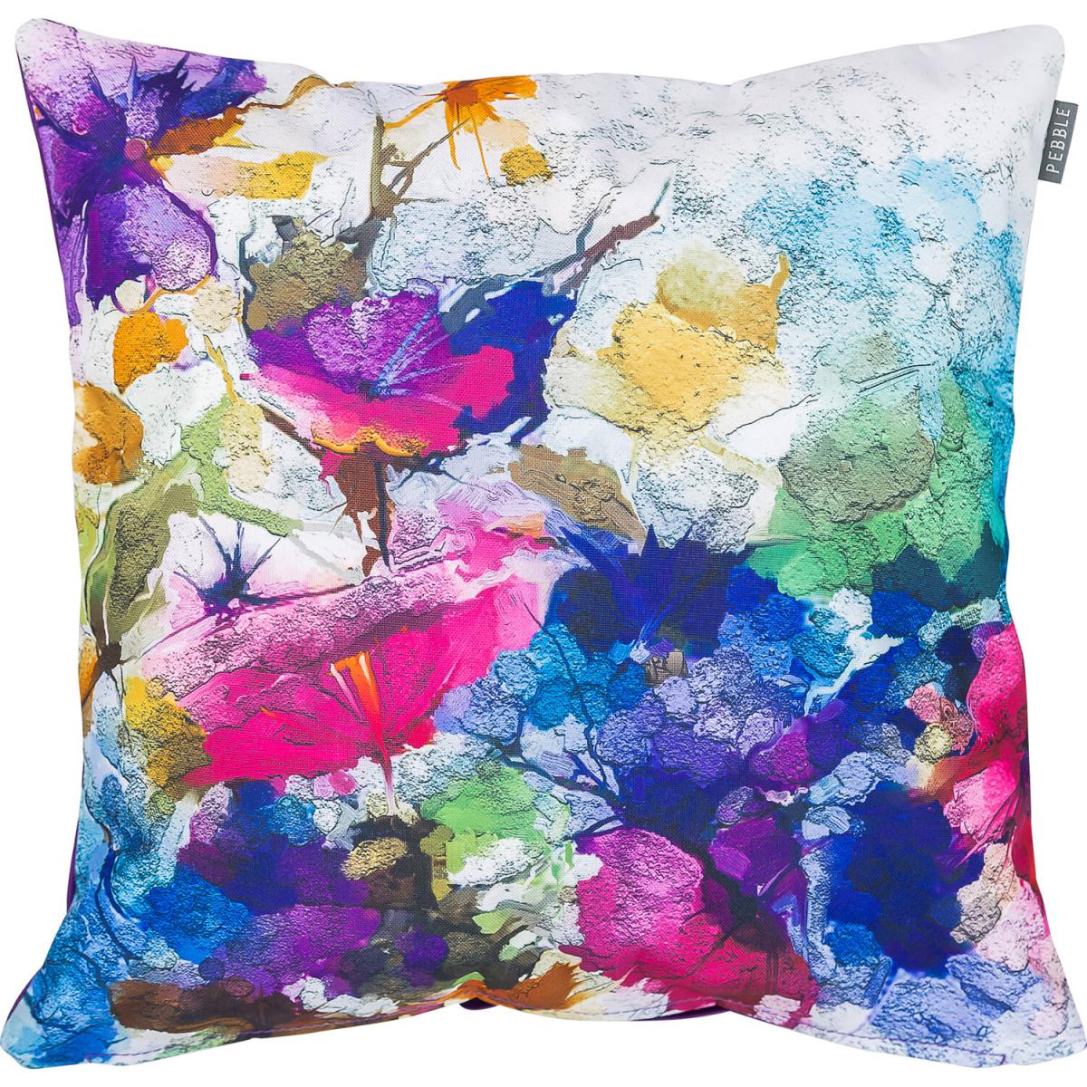 Floral Print Outdoor Cushion- Third Collection (Set of 4) - Pink – image 4