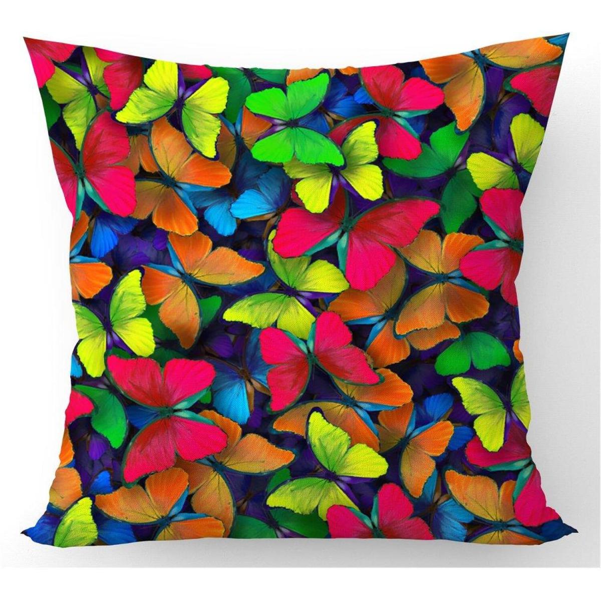 Rainbow Butterflies Cushion - Green / 45cm – image 3