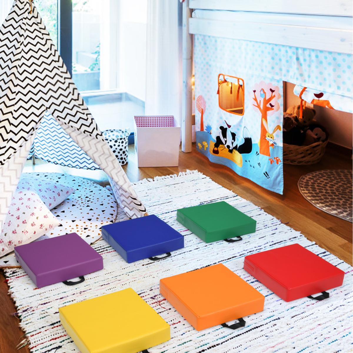 6pcs Kids Floor Cushion - Multicolour – image 4