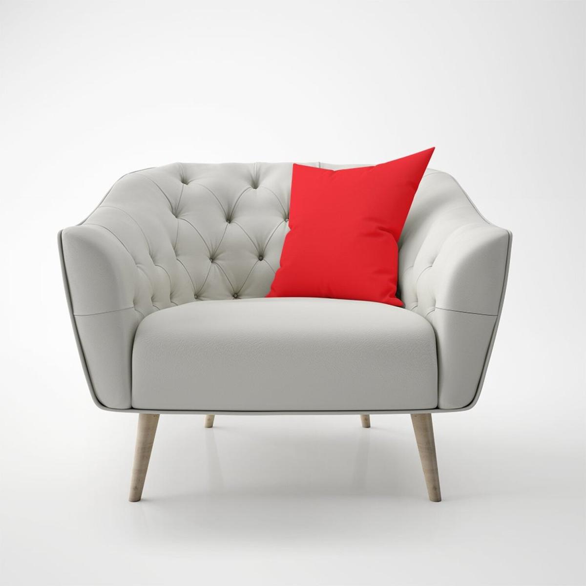 Fire Engine Red Cushion - Red / 60cm