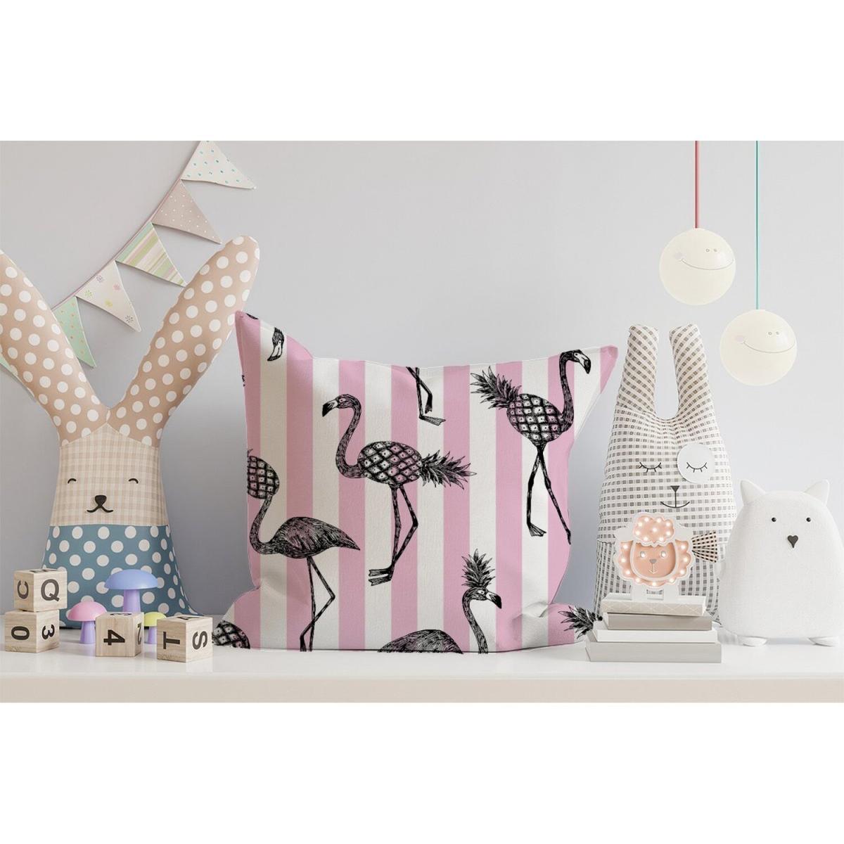 Pineapple Flamingo Cushion - Pink / 60cm – image 2