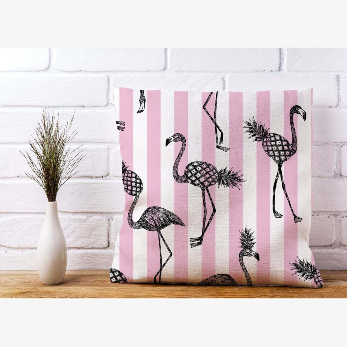 Pineapple Flamingo Cushion - Pink / 60cm – image 1