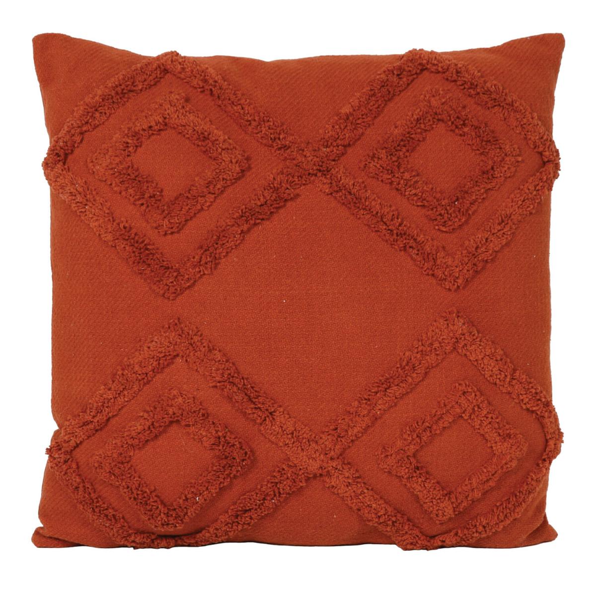 Divante Kaia Tufted Geo Cushion Rust – image 2